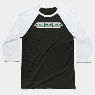 Monorail - Dark Green Baseball T-Shirt